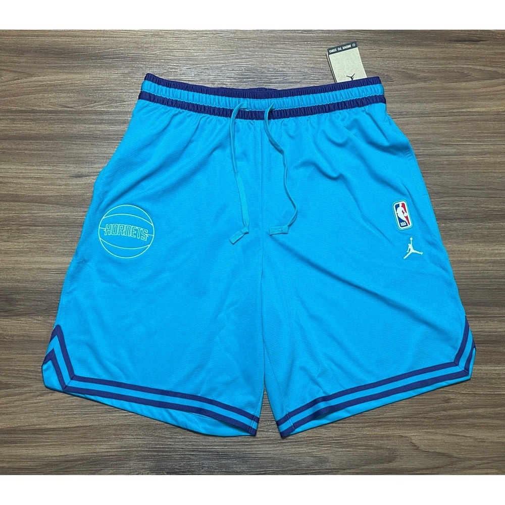 Nike Jordan Charlotte Hornets NBA Basketball Shorts Mens Teal (FB6459-415) Sz XL